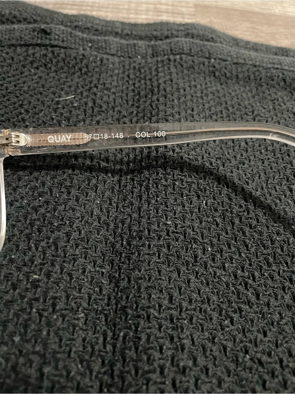 Quay Australia Clear Transparent Women’s Sunglasses
